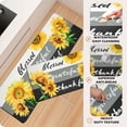 thumbnail image 4 of Boho Non Slip Waterproof Kitchen Rugs and Mats Set of 2 Farmhouse Vintage Kitchen Floor Mats Cushioned Anti Fatigue Ergonomic Comfort Standing Kitchen Runner Rugs 17.3''''x28''''+17.3''''x47'''', 4 of 6