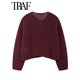 thumbnail image 2 of TRAF Otoño Invierno cárdigans de punto para mujer Casual botón de manga larga suéter femenino 2024 moda cárdigans sueltos para mujer abrigo, 2 of 5