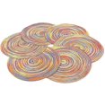 thumbnail image 5 of Round Table Mats, Heat Resistant Washable Placemat and Coaster Set of 6 for Dining Kitchen Table, 5 of 5