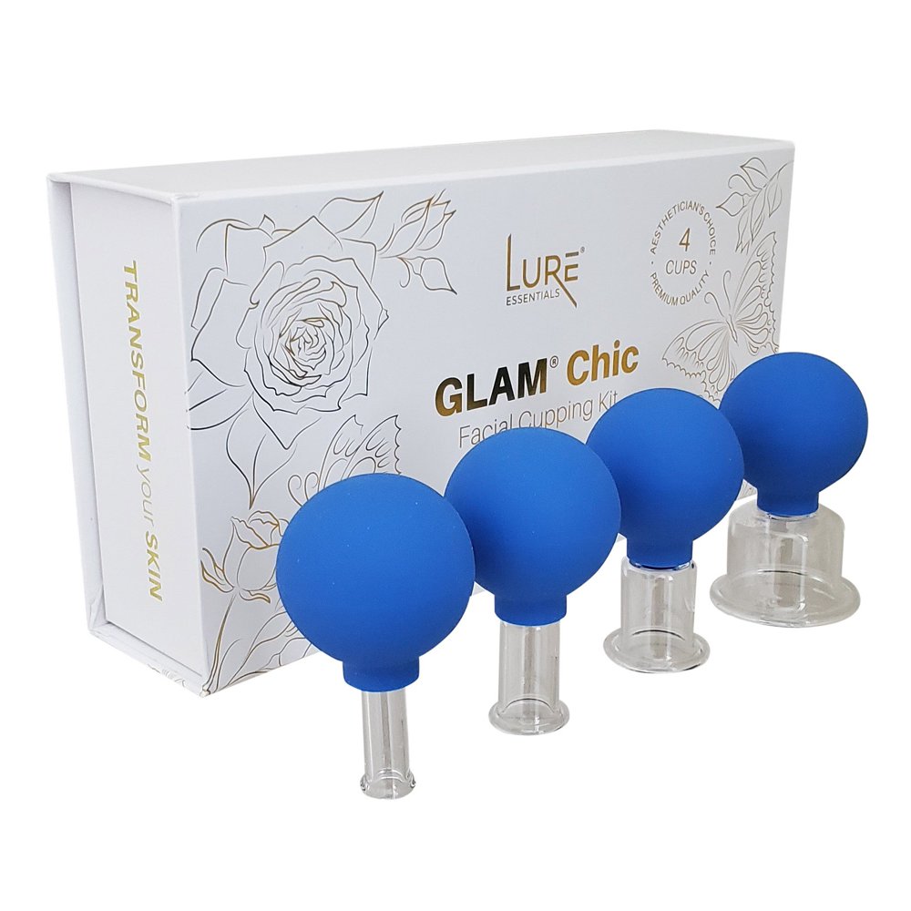 Lure Essentials Glass Face Cupping Set Face Eye Cupping Facial Lifting