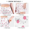 thumbnail image 6 of FORMRS Womens Swim Shorts Mesh Liner Quick Dry Casual Beach Board Bottom with Pockets, Sizes S-2XL, Pink Polka Dots, 6 of 9
