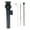 Black, variant on Nieyigj Bathroom Sink Drain with Lift Rod Anti-Clogging Pop Up Stopper Stainless Steel Black Finish 10.23 inches / 26 cm [cite: 12, 19, 22]