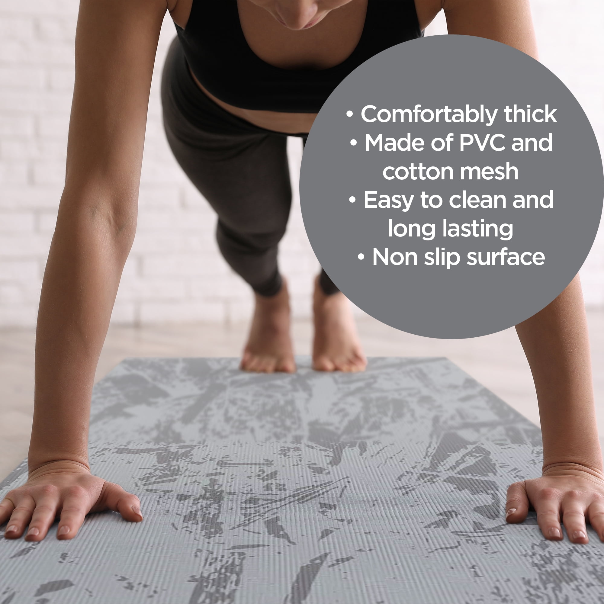 PurAthletics Water Print Mat