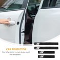 4 Pcs Car Door Sill Car Door Step Protector Car Door Edge Guards Auto Door Sill Plates Door