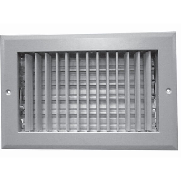 Proselect PSAASW12P 12 X 4 In. Residential Adjustable Face Register In White 1-Way - White