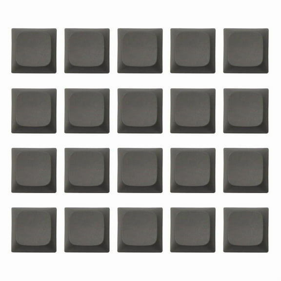20PCS Color PBT Keycaps For Mechanical Keyboards Blank 1U Customizable Keys Keycaps With Comfort Touch