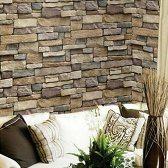 Simulation Rock Block Background Wallpaper Living Room Decoration Wallpaper