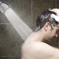 thumbnail image 4 of 1pc, High Pressure Shower Head, 3 Inches Anti-Clog Fixed Showerhead Chrome With Adjustable Swivel Brass Ball Joint For Relaxing And Comfortable Shower Experience, 4 of 4