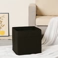 thumbnail image 5 of Unique Bargains Fabric Storage Cube Storage Bin Storage Basket Black 12*12*12in, 5 of 6