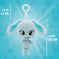 thumbnail image 3 of Miraculous Ladybug - Kwami Lifesize Fluff, 5-inch Rabbit Plush Clip-on Toys for Kids, Super Soft Collectible Stuffed Toy with Glitter Stitch Eyes and Color Matching Backpack Keychain, Wyncor, 3 of 7