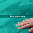 thumbnail image 4 of Alfombra de baño de espuma viscoelástica Buganda, 120 x 43 cm, antideslizante, color verde azulado, 4 of 8