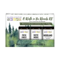 Aura Cacia Pure Essential Oil Blends, A Walk In The Woods Kit, 0.25 fl oz (3 Piece)