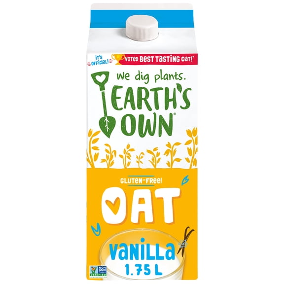 Earth's Own Sans gluten, Boisson à l’avoine Vanille, 1,75 L