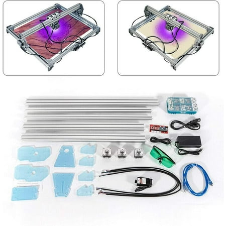 

OUKANING Mini Engraving Machine DIY Kit Desktop Printer 50x65cm 3000MW Area Table Wood Cutter CNC Engraving