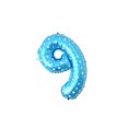 thumbnail image 2 of 16 pulgadas Tamaño grande Oro Plata Rosa Oro Número Globo Cumpleaños Decoraciones para fiestas de bodas Globos de aluminio Niño Niño Juguete Kits de decoración para fiestas impreso azul nueve Toystoory HA002665-59, 2 of 6