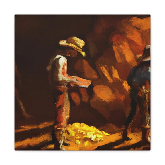 Glimmer of Gold Mines - Canvas
