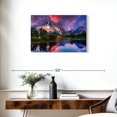 thumbnail image 3 of Elephant Stock Grand Teton Daylight Wall Art - Horizontal Canvas Wall Art - Living Room Wall Decor - Nature Canvas - Blue And Pink Decor - 30" x 20", 3 of 8