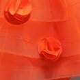 thumbnail image 4 of Girls Formal Dress A Line Flower Girl Dress Summer Sleeveless Princess Catwalk Performance Birthday Party Pageant Ball Gown Dresses For Toddler Girl Orange Size 4-5 Years, 4 of 8