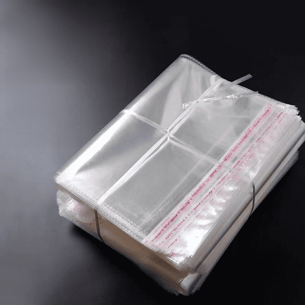 Bolsa de opp, bolsa autoadhesiva, bolsa de embalaje de plástico transparente para joyas y ropa, bolsa con película de opp, bolsa autosellada
