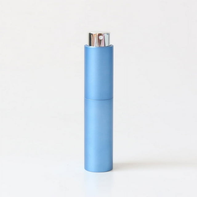 Botella de perfume de 10 ml, botella rociadora de alta gama, arcoíris, portátil, giratoria, sin tapa, desinfectante, paquete secundario de agua