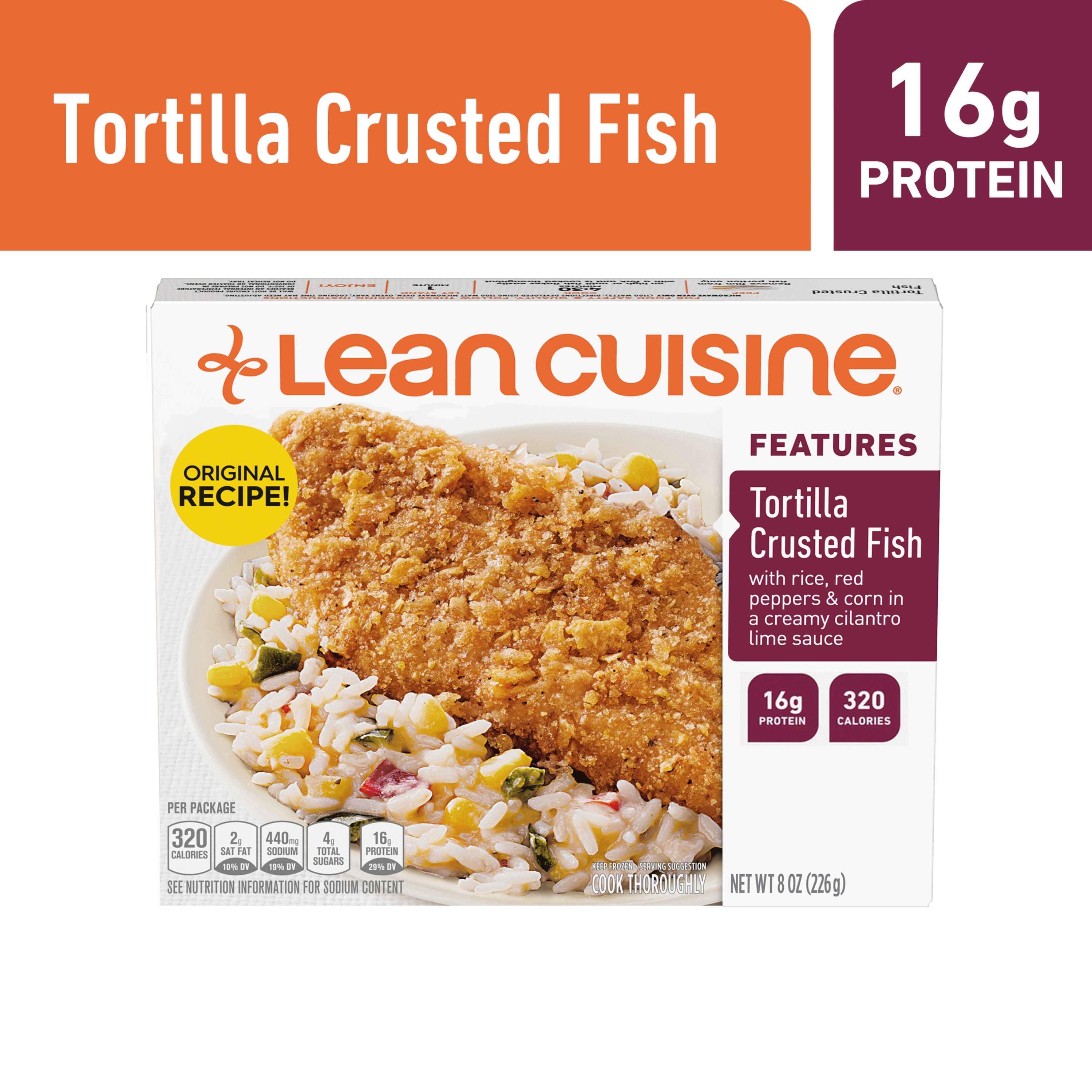 Lean Cuisine Tortilla Crusted Fish Meal, 8 oz (Frozen)