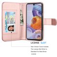 thumbnail image 5 of LG Stylo 6 Case, for LG Stylo 6 Wallet Case, Takfox PU Leather Mutiple ID Cash Credit Card Slots Holder Folio Flip Kickstand Detachable Magnetic Phone Case  Lanyard for LG Stylo 6/K71 Stylus-Rose Gold, 5 of 7