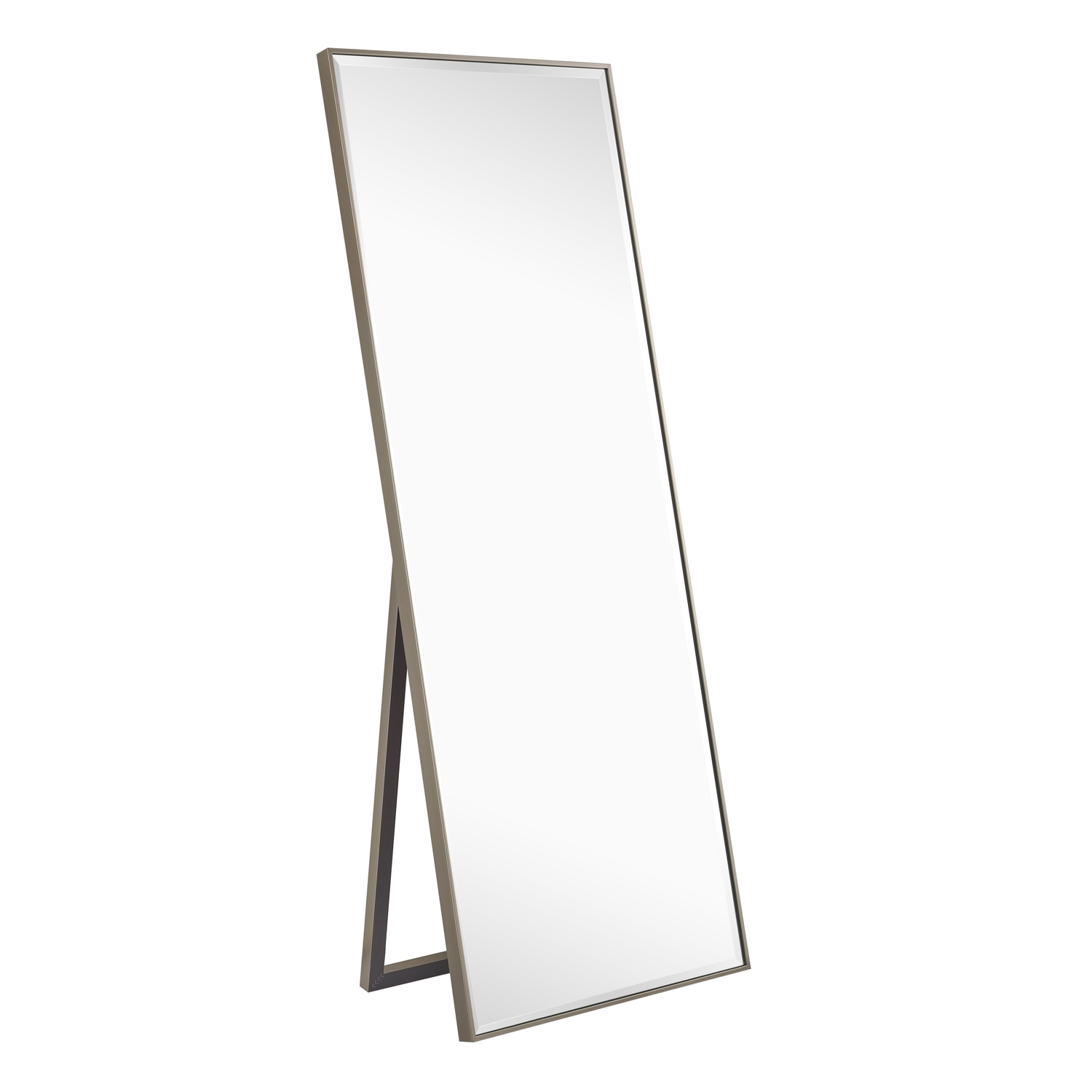 Naomi Home Modern Full Length Mirror, Large Freestanding Floor/Wall Mirror, Full Body Dressing Mirror for Bedroom, Living Room, Office - 66" x 24", Silver - image 5 of 7
