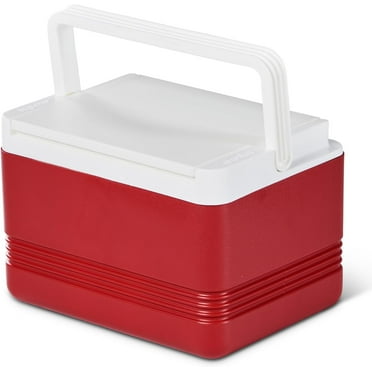 6-Can Cooler, Red, 5 Qt
