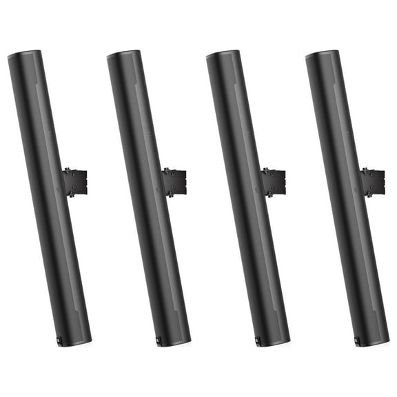 (4) JBL COL800-BK 32" Black 70V Commercial Slim Column Wall Mount Array Speakers
