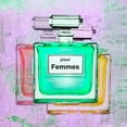 thumbnail image 2 of Clair, Michelle 26x26 Gold Ornate Wood Framed with Double Matting Museum Art Print Titled - Pour Femmes II, 2 of 4