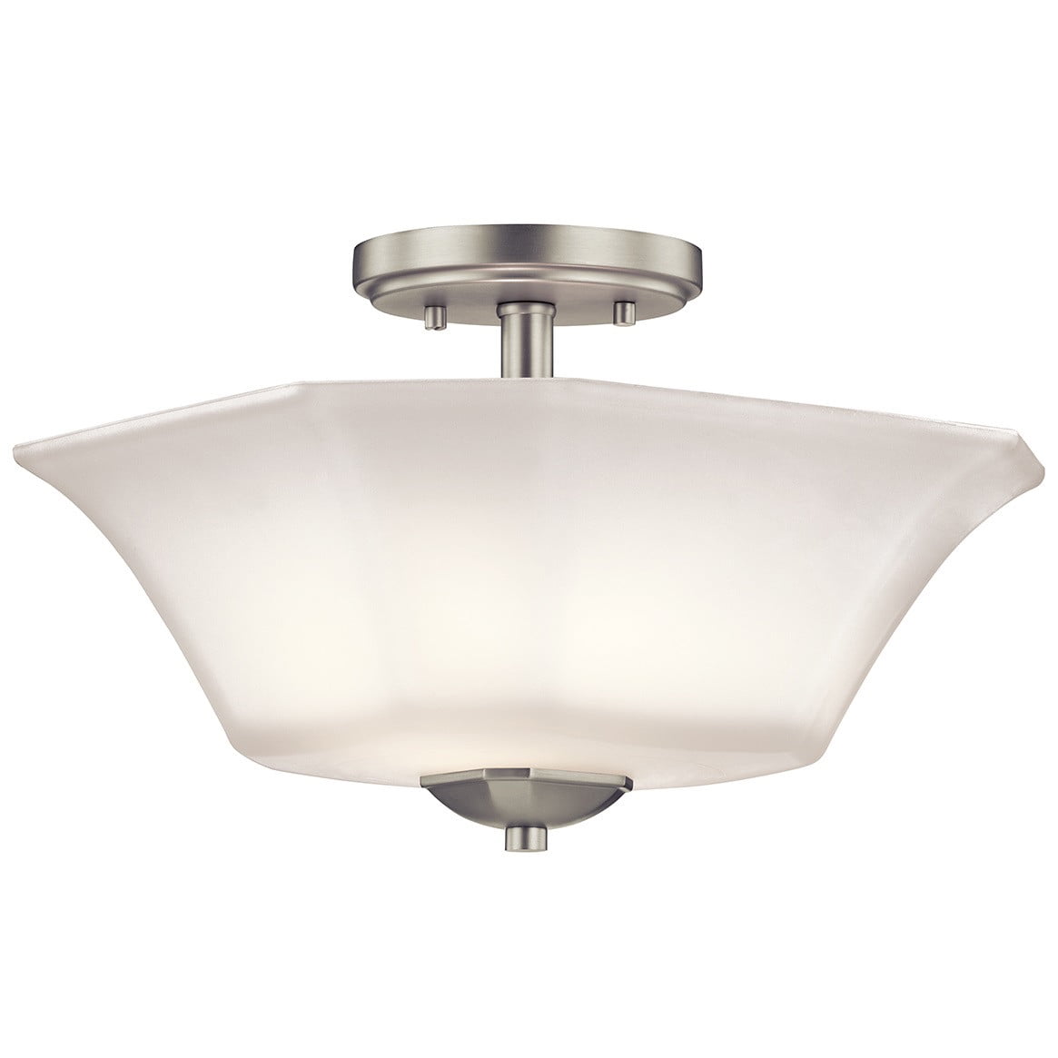 Kichler 43636 Signature 1 Light Flush Mount Ceiling Fixtures Walmart