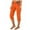 Orange, variant on SwiftWear Women's Plus Size High-Waisted Cargo Capri Pants - Drawstring Waist Elastic Cuff Capris with Pockets, Coolmax Cropped Pants S-3XL​​