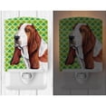 thumbnail image 2 of Caroline's Treasures SC9292CNL Basset Hound St. Patrick's Day Shamrock Portrait Ceramic Night Light, 6x4x3", multicolor, 2 of 2