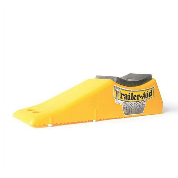 Eaz Lift Trailer Tire Change Ramp 23 Trailer Aid PLUS; 5-1/2 Inch Lift Height; 15 000 Pound Weight Rating; Yellow; Light-Weight Polymer; Single; Retail Box