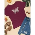 thumbnail image 3 of Daisy Butterfly T-Shirt Women -Image by Shutterstock, Female 3X-Large, 3 of 4