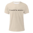 thumbnail image 4 of Camiseta de verano para hombre con cuello redondo, estampado urbano, poliéster-spandex, holgada, informal, tallas XXS-XXXXXXL para todas las estaciones., 4 of 4