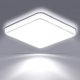 thumbnail image 1 of Lámpara de techo cuadrada de 36 W, 40 x 40 cm, para baño, 6000 K, 3240 lm, iluminación LED empotrada para dormitorio, sala de estar y cocina., 1 of 5