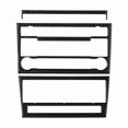 thumbnail image 2 of Real Bright Soft Car Interior Carbon Fiber Sticker Decoration3Pcs Carbon Fiber Interior Central Console Cover For Audi A4 S4 2007-2008Auto Car Protection Interior Accessories, 2 of 8