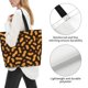 thumbnail image 3 of Balery Peanuts5 Bolsa Tote Estilo Estético con Cremalleras, Bolsa de Hombro, Bolsa de Compras Grande y Plegable, 3 of 8