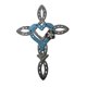 thumbnail image 2 of Natural Horseshoe with Heart, Metal Craft Horseshoe Heart Decor, Rustic Metal Sign Spiritual, 2 of 5