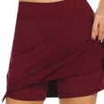 thumbnail image 1 of Running Skirt Tennis Skort with Shorts and Pockets, 1 of 5
