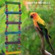 thumbnail image 4 of Juguetes para loros y pájaros shaofei 6 piezas columpio hamaca colgante escaleras color aleatorio, 4 of 5