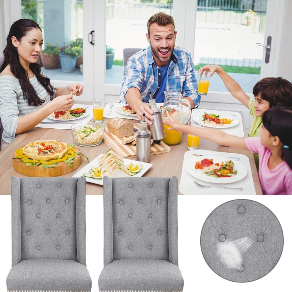 FDW Dining Chairs for Living Room Side Chair for Restaurant Home Kitchen Living Room (Set of 4 )