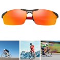 thumbnail image 3 of Gafas de terre polarizadas protección gafas de terre para hombre para conducir, y ejercicio 400 con bisagras de primavera, Marco - Lens Lente roja con montura negra BLESIY Gafas de ciclismo para hombre, 3 of 8
