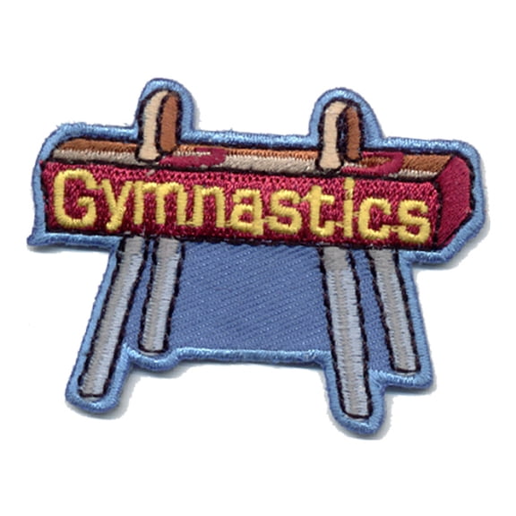 12 pieces 2" Custom Activity Scouts Applique Fun Patches - Gymnastics (Horse) Patch
