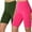 Hot Pink, variant on High Waist Yoga Shorts - Tummy Control Biker Shorts for Women 2 Pack - Seamless Stretch Running Gym Short Leggings Pants