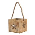 thumbnail image 3 of Hill Interiors Wooden Star Tealight Holder, 3 of 6