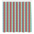 thumbnail image 2 of Ambesonne Pinstripe Shower Curtain, Torn Paper Effect Style, 69"Wx75"L, Multicolor, 2 of 4