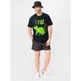 thumbnail image 1 of Playful And Quirky Bear Printed, Men's Casual Trendy Fashion Crew Neck T-shirt For Summer And Spring Tee For Adult, Men, Women, Teen, Teenager, Adolescent, Youth, 1 of 7