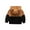 Brown, variant on Toddler Christmas Sweater Children's Baby Boys Girls Hooded Sweater Color Matching Cute Warm Plush Baby Jackets Pullover Girl Long Sleeve Tops Pinks 5-6T